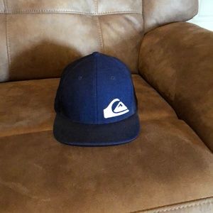 Quicksilver royal blue flex fit hat